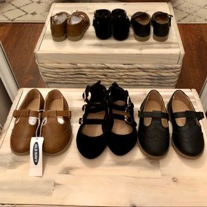 Bundle of cute toddler size 5 shoes by Old Navy